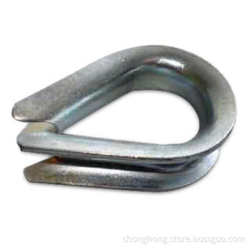 Stainless/Galvanized Thimble, Carbon Steel with Polished Surface Treatment